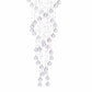 Finesse Decor Crystal Double Helix 32" Chrome Finish 12-Light LED Chandelier