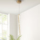 Finesse Decor Efell Gold Finish 1-Light Chandelier
