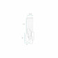Finesse Decor Five Clips 14" Chrome Finish 5-Light LED Chandelier