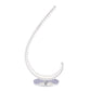 Finesse Decor Grace 6" W x 27" H Chrome Finish 1-Light LED Strip Table Lamp