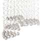 Finesse Decor Grand Crystal Waterfall Chrome 6-Light LED Chandelier