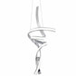 Finesse Decor Hamburg 10" Chrome Finish 2-Light LED Chandelier