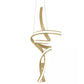 Finesse Decor Hamburg 10" Sandy Gold Finish 2-Light LED Chandelier
