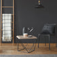 Finesse Decor Hamburg 9" W x 17" H Black Finish 1-Light LED Strip Table Lamp With Dimmable Switch