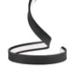 Finesse Decor Hamburg 9" W x 17" H Black Finish 1-Light LED Strip Table Lamp With Dimmable Switch