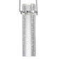 Finesse Decor Harmony 45" L x 21" H Chrome Finish 5-Light LED Chandelier