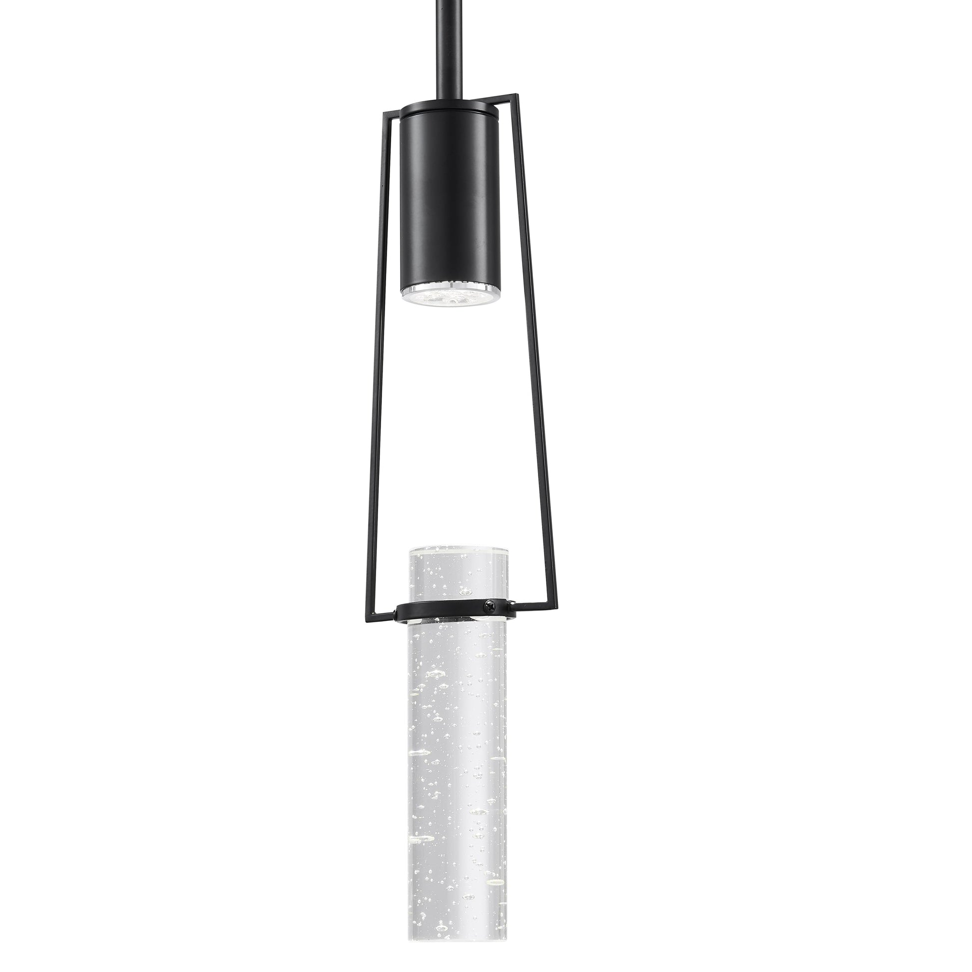 Finesse Decor Harmony Black Finish 1-Light Pendant