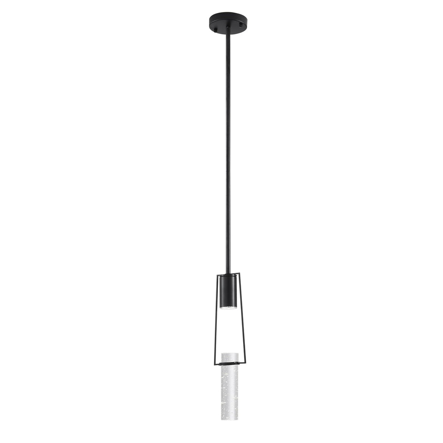 Finesse Decor Harmony Black Finish 1-Light Pendant