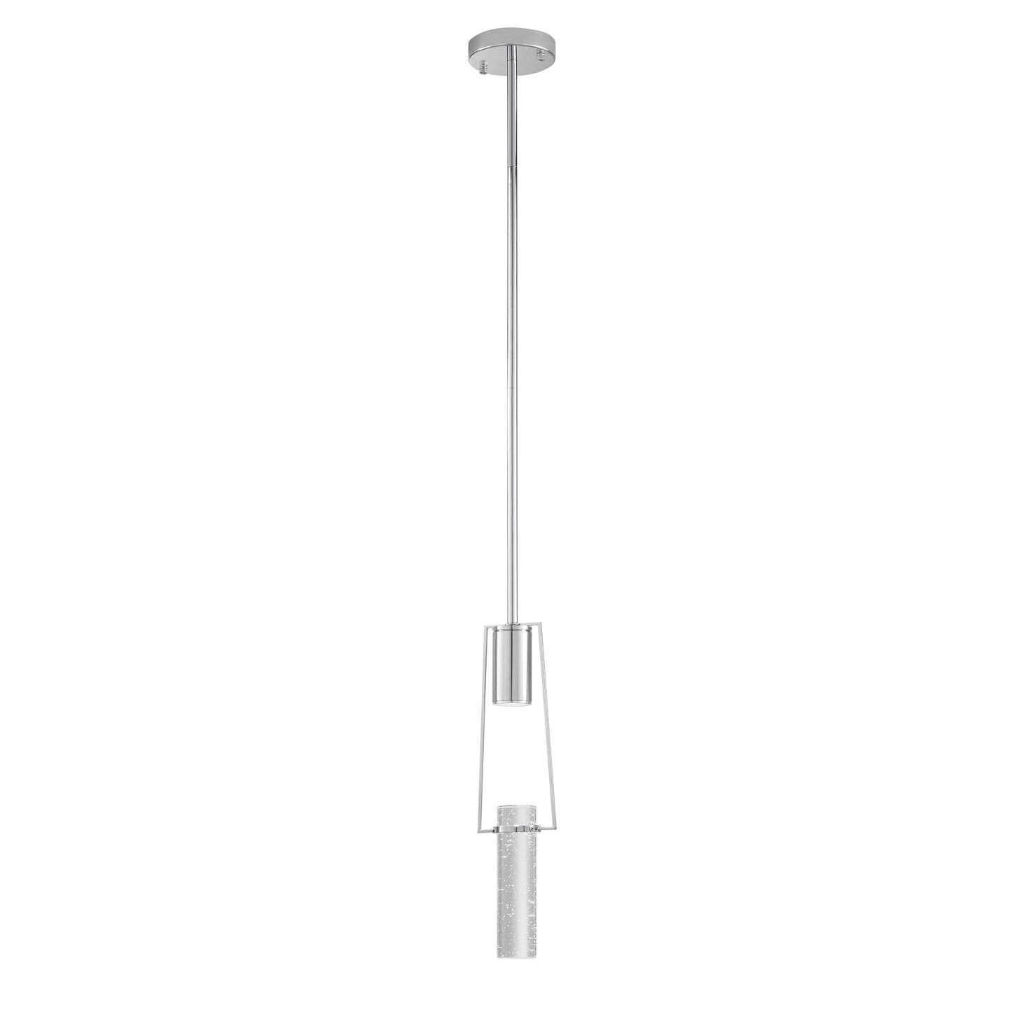 Finesse Decor Harmony Chrome Finish 1-Light Pendant