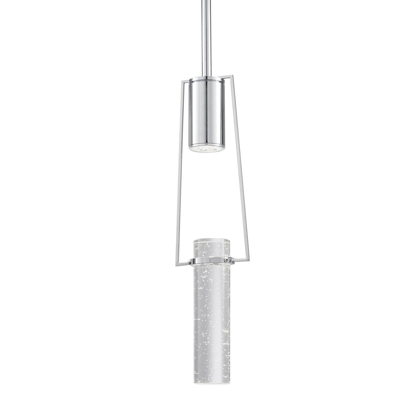 Finesse Decor Harmony Chrome Finish 1-Light Pendant