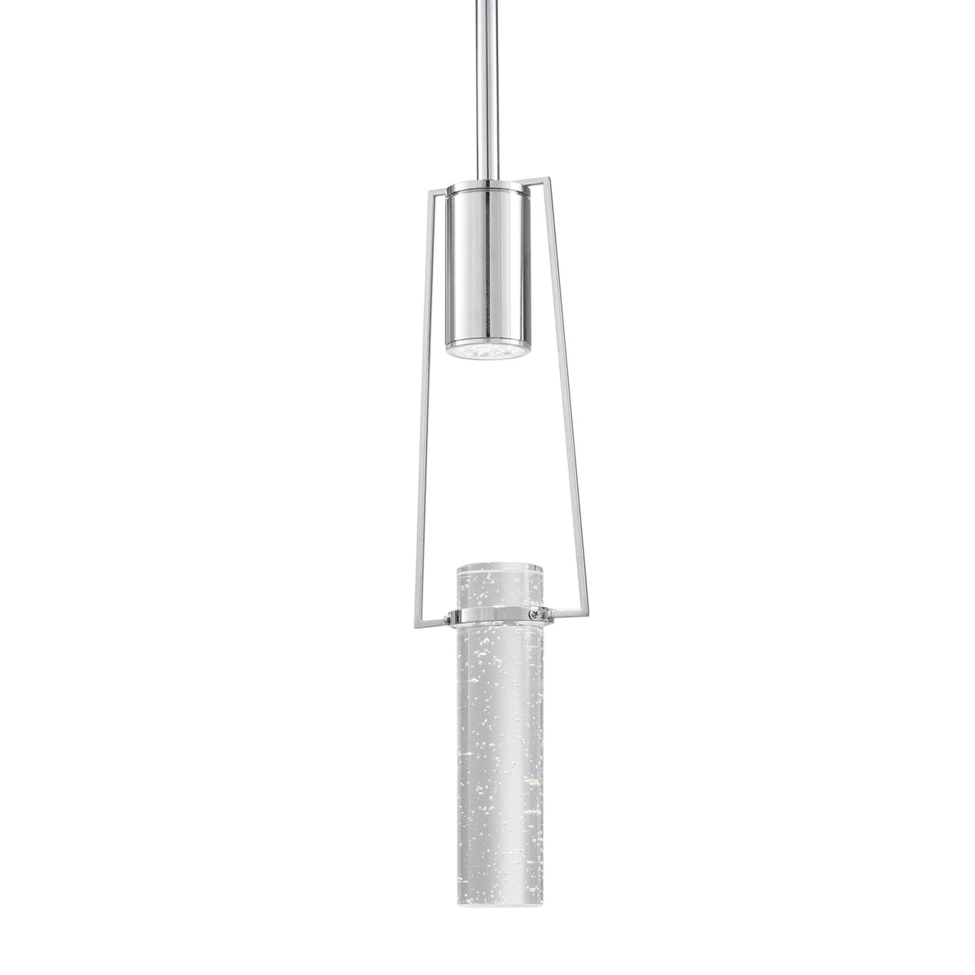 Finesse Decor Harmony Chrome Finish 1-Light Pendant