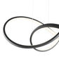 Finesse Decor Knotted 20" W x 8" H Black Finish 1-Light LED Chandelier