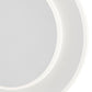 Finesse Decor Luna Eclipse 11" Matte White Acrylic Two Circle Wall Lamp