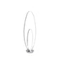 Finesse Decor Milan 65" Chrome Finish 2-Light LED Floor Lamp