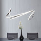 Finesse Decor Moscow 23" Chrome Finish 1-Light LED Chandelier