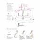 Finesse Decor Moscow 23" Chrome Finish 1-Light LED Chandelier
