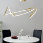 Finesse Decor Moscow 23" Gold Finish 1-Light LED Chandelier