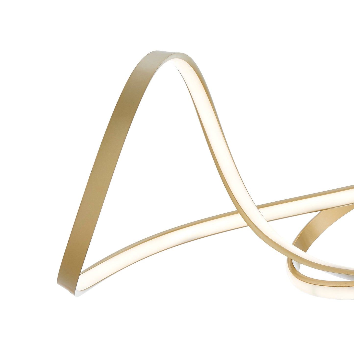 Finesse Decor Moscow 23" Gold Finish 1-Light LED Chandelier