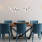 Finesse Decor Munich 11" Chrome 2-Light LED Chandelier
