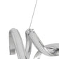 Finesse Decor Munich 11" Chrome 2-Light LED Chandelier