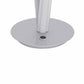 Finesse Decor Munich 17" W x 19" H Silver Finish 2-Light LED Strip Table Lamp
