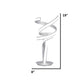 Finesse Decor Munich 17" W x 19" H Silver Finish 2-Light LED Strip Table Lamp