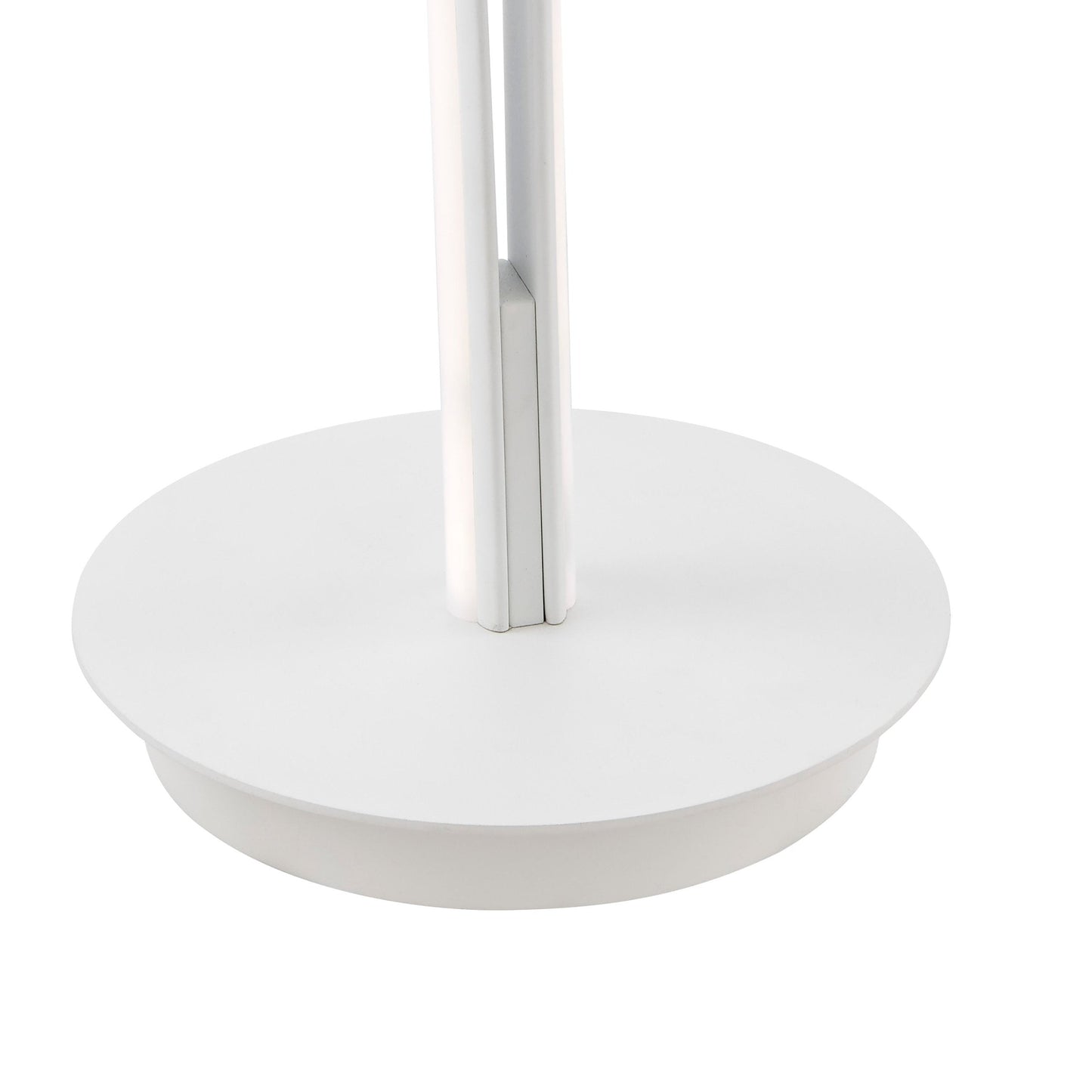 Finesse Decor Munich 63" White 2-Light LED Floor Lamp