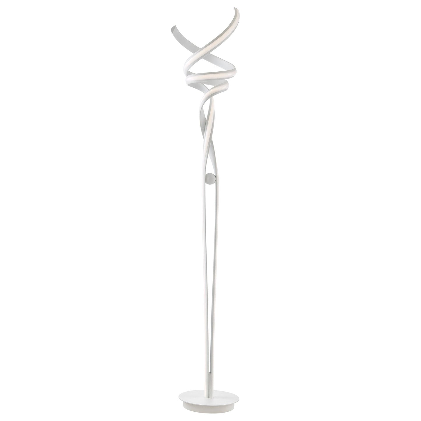 Finesse Decor Munich 63" White 2-Light LED Floor Lamp