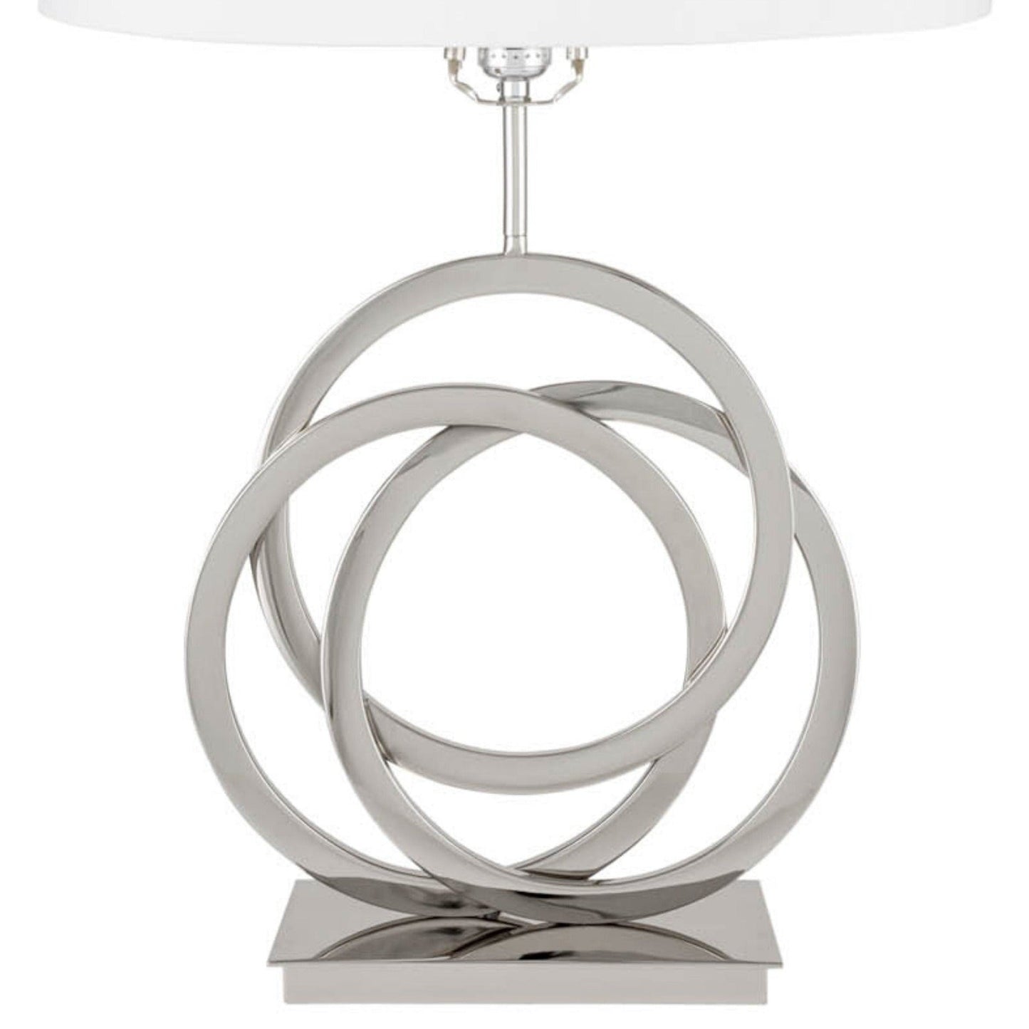Finesse Decor Origami 11" W x 28" H Chrome 1-Light Table Lamp