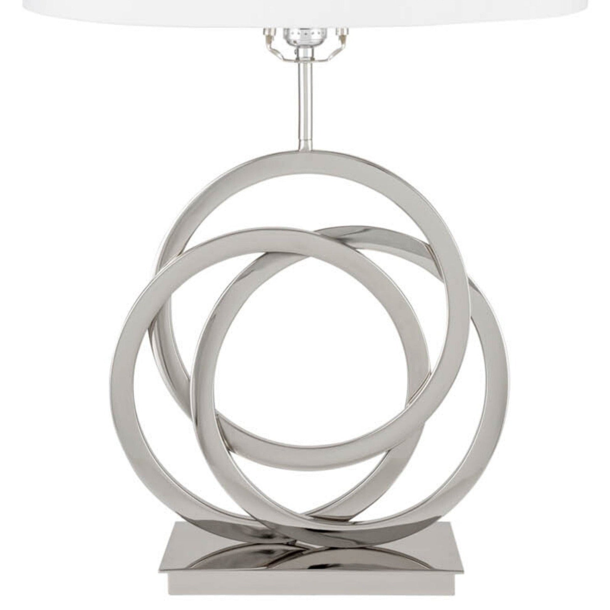 Finesse Decor Origami 11" W x 28" H Chrome 1-Light Table Lamp