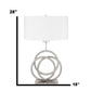 Finesse Decor Origami 11" W x 28" H Chrome 1-Light Table Lamp