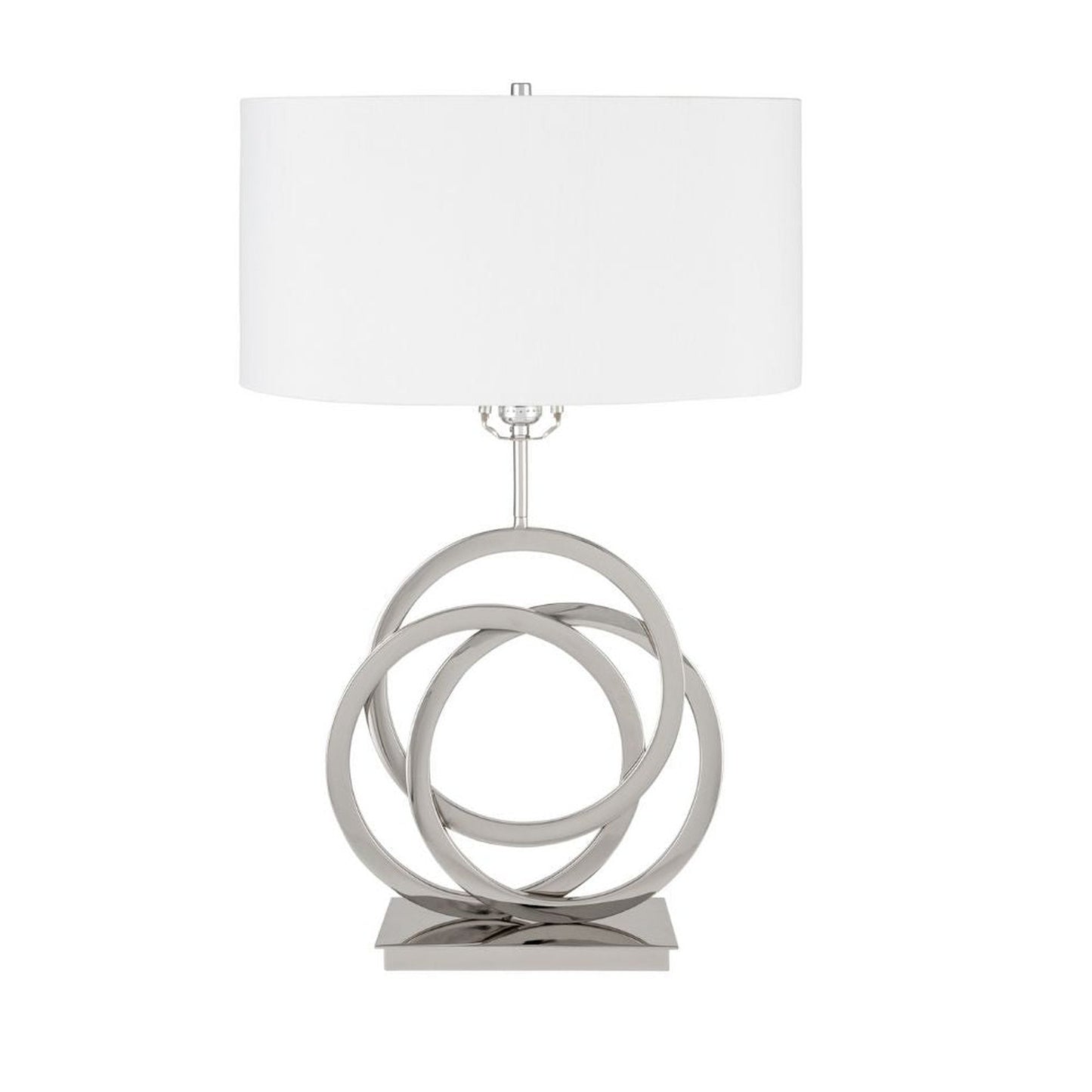 Finesse Decor Origami 11" W x 28" H Chrome 1-Light Table Lamp