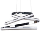 Finesse Decor Oslo 23" Chrome 1-Light LED Chandelier