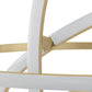 Finesse Decor Oxford 26" Sandy Gold 3-Light LED Chandelier