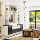 Finesse Decor Prague 7" Chrome and Gold 4-Light LED Chandelier