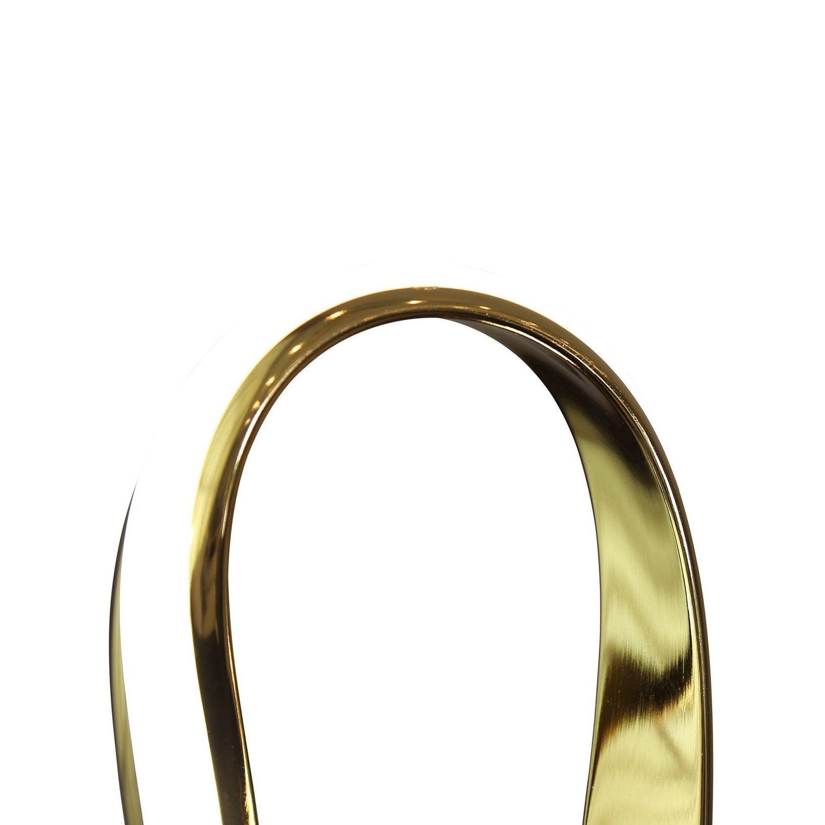Finesse Decor Prague 8" W x 31" H Chrome and Gold Finish 2-Light LED Strip Table Lamp With Touch Dimmer
