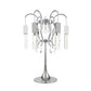 Finesse Decor Retro Chic 22" W x 32" H Chrome Finish 6-Light Table Lamp