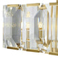 Finesse Decor Schumann Symphony 17" Gold Finish LED Chandelier