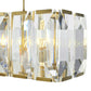 Finesse Decor Schumann Symphony 17" Gold Finish LED Chandelier