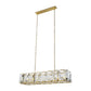 Finesse Decor Schumann Symphony 17" Gold Finish LED Chandelier