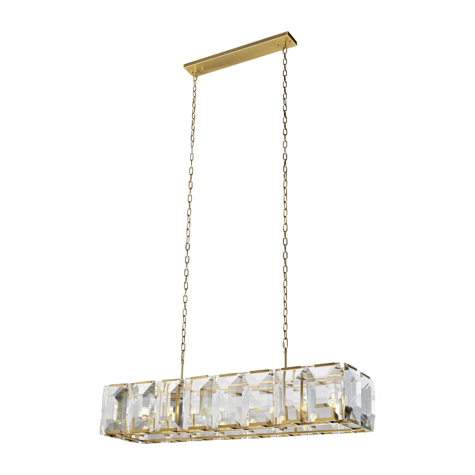 Finesse Decor Schumann Symphony 17" Gold Finish LED Chandelier