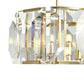 Finesse Decor Schumann Symphony 19" Gold Finish Chandelier