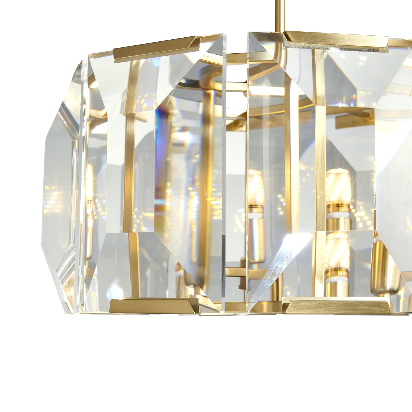 Finesse Decor Schumann Symphony 19" Gold Finish Chandelier