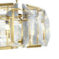 Finesse Decor Schumann Symphony 19" Gold Finish Chandelier