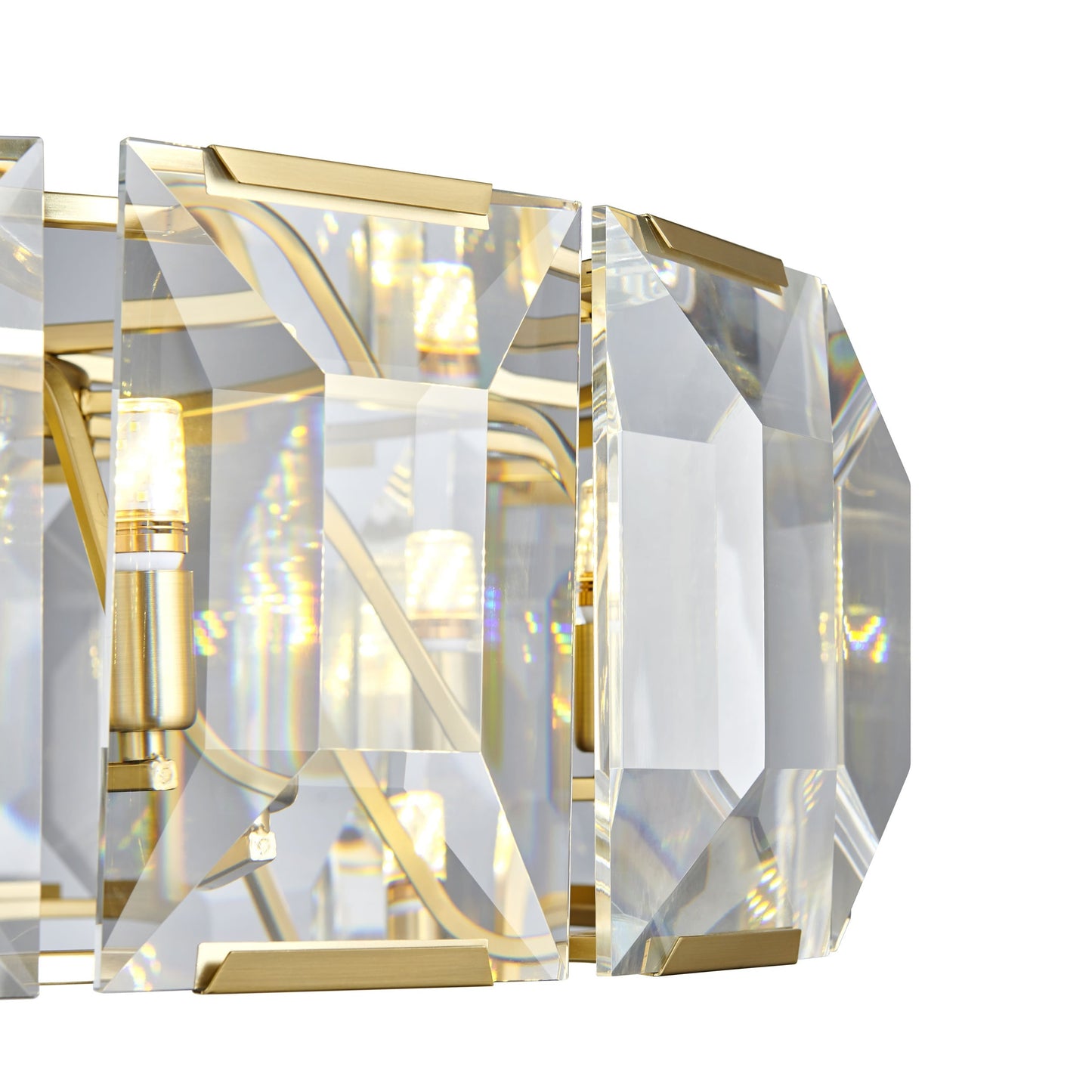 Finesse Decor Schumann Symphony 30" Gold Finish Chandelier