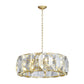 Finesse Decor Schumann Symphony 30" Gold Finish Chandelier