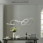 Finesse Decor Seoul 5" Gold Finish 5-Light LED Chandelier