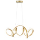 Finesse Decor Seville 12" Gold Finish 1-Light LED Chandelier
