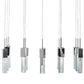 Finesse Decor Sparkling Night 16" W x 21" H Chrome Aluminum Crystal 15-Light LED Chandelier