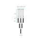 Finesse Decor Sparkling Night 20" W x 17" H Chrome Aluminum Crystal 13-Light LED Chandelier